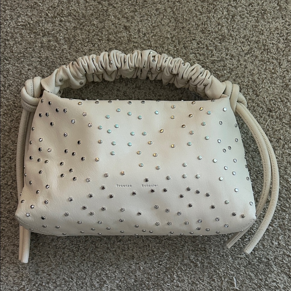 PROENZA SCHOULER Studded Leather Hobo Handbag